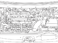 Automotive line art